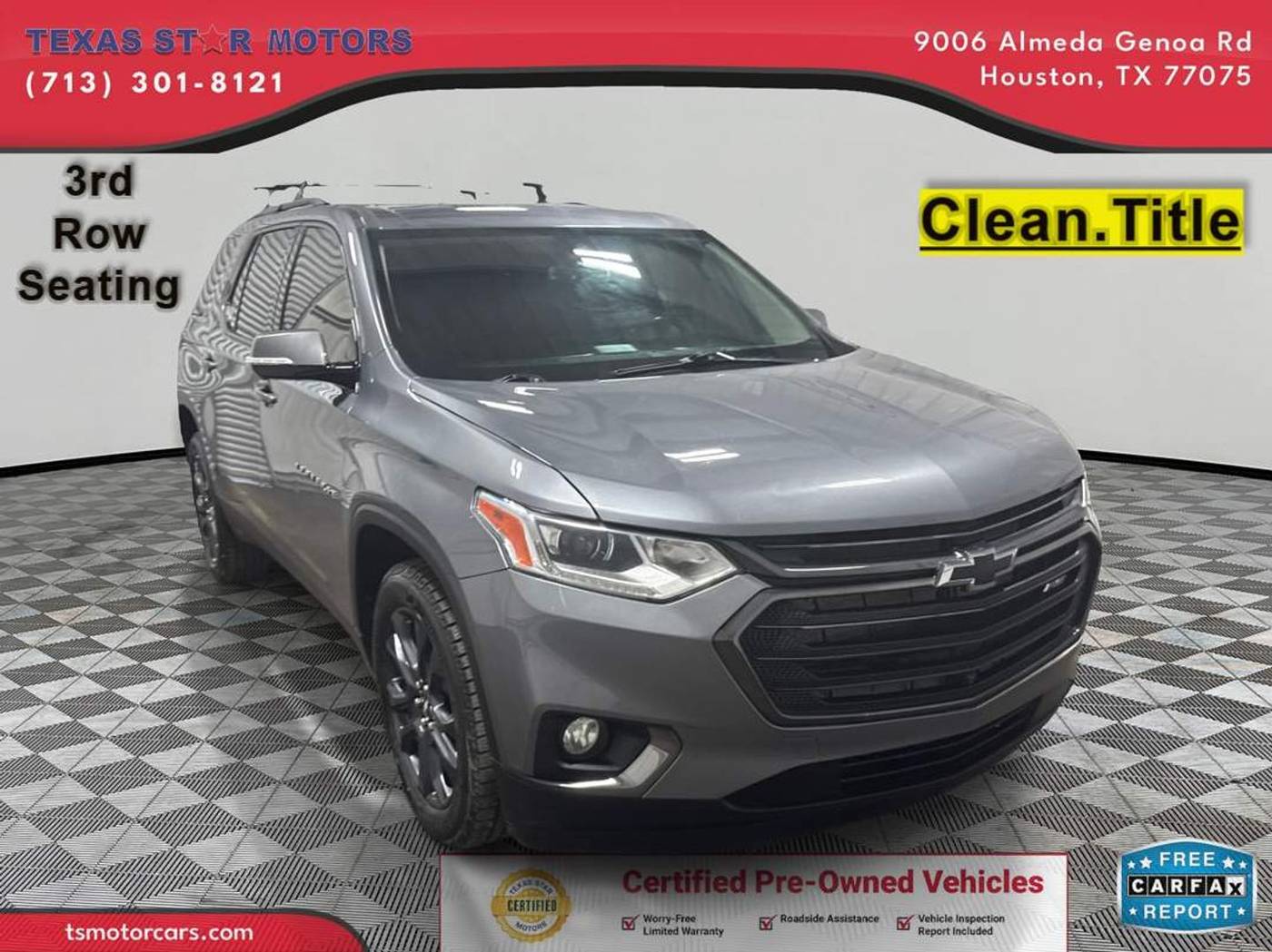 2020 Chevrolet Traverse RS — SUV — 78,476 mi — Houston, TX