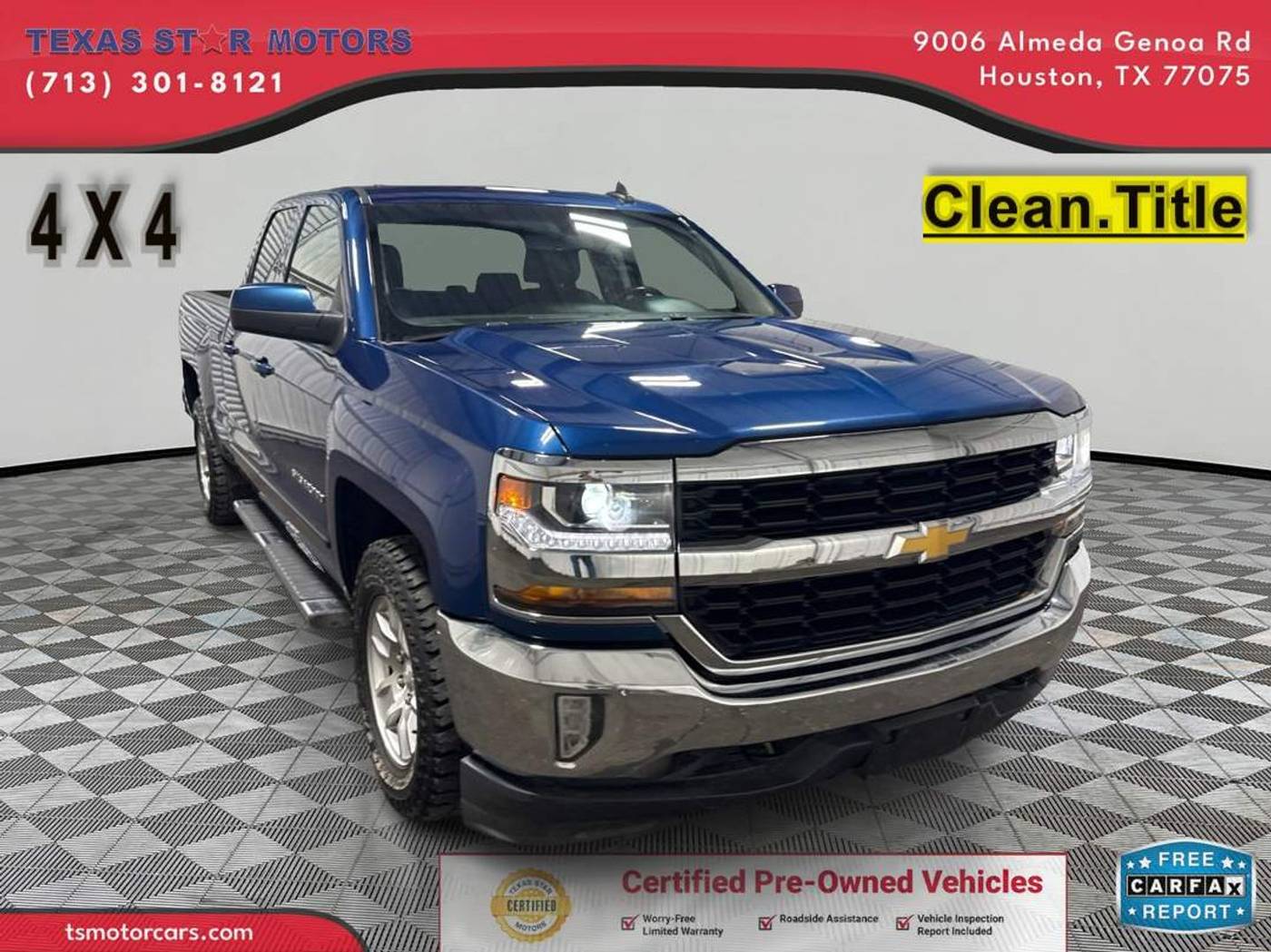 2018 Chevrolet Silverado 1500 LT — Pickup Truck — 92,171 mi — Houston, TX