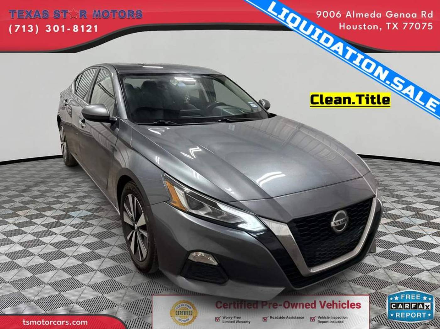 2021 Nissan Altima SV — Sedan — 68,538 mi — Houston, TX