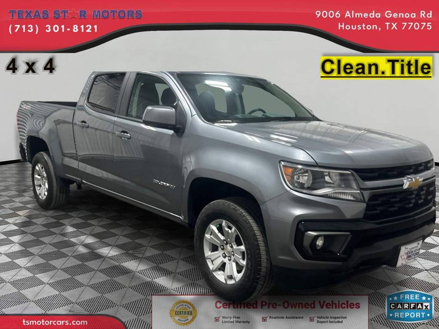 2022 Chevrolet Colorado LT — Pickup Truck — 56,927 mi — Houston, TX