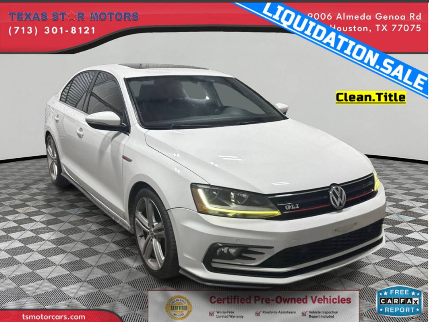 2017 Volkswagen Jetta GLI — Sedan — 98,106 mi — Houston, TX