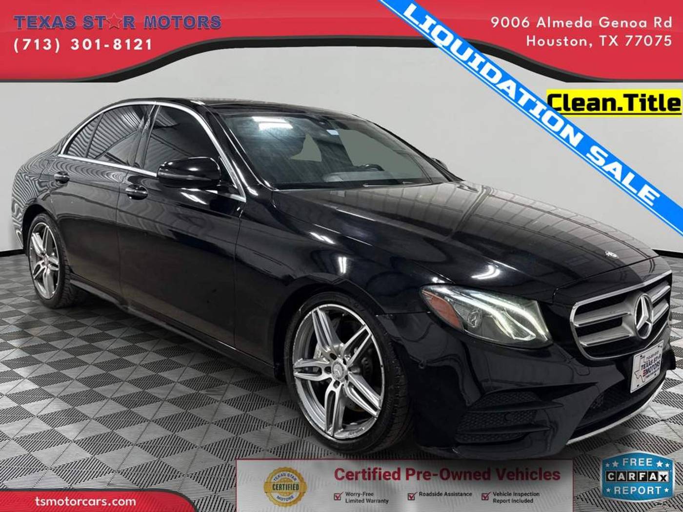 2017 Mercedes-Benz E-Class E 300 — Sedan — 117,482 mi — Houston, TX