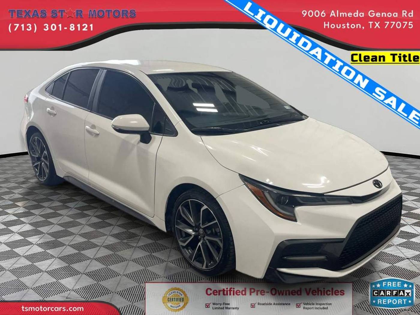 2020 Toyota Corolla SE — Sedan — 112,068 mi — Houston, TX