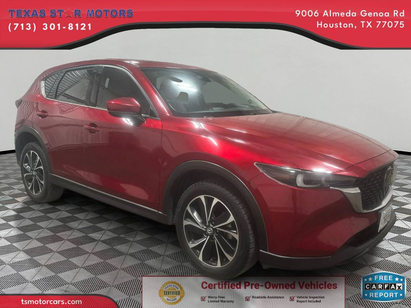2022 Mazda CX-5 2.5 S Premium Plus — SUV — 79,296 mi — Houston, TX