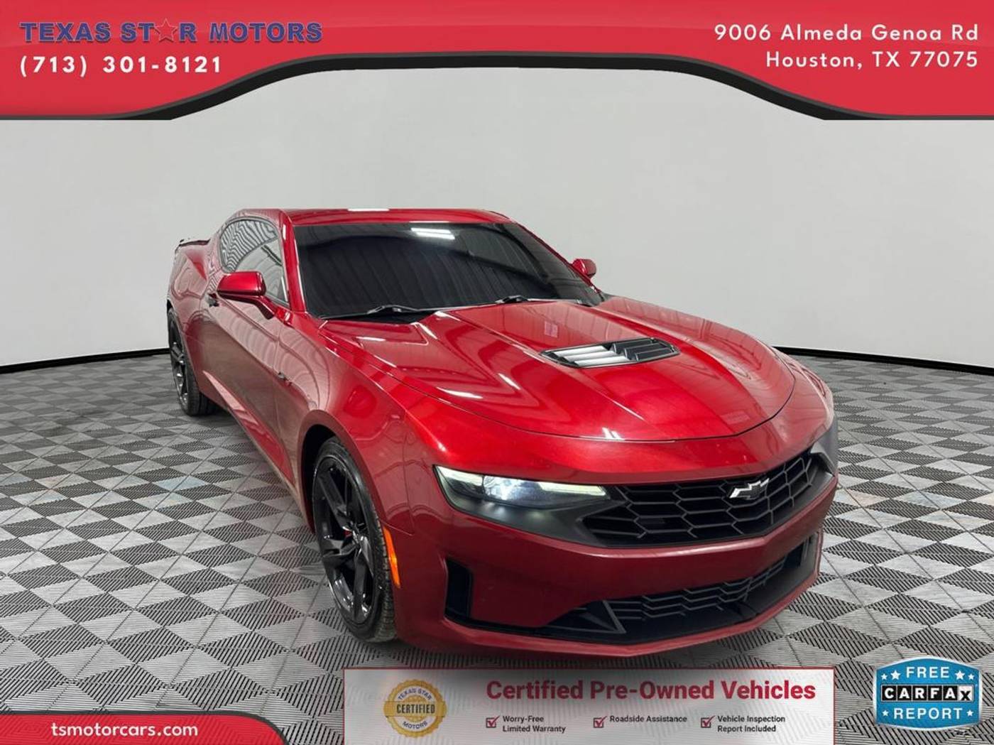 2021 Chevrolet Camaro LT1 — Coupe — 39,289 mi — Houston, TX