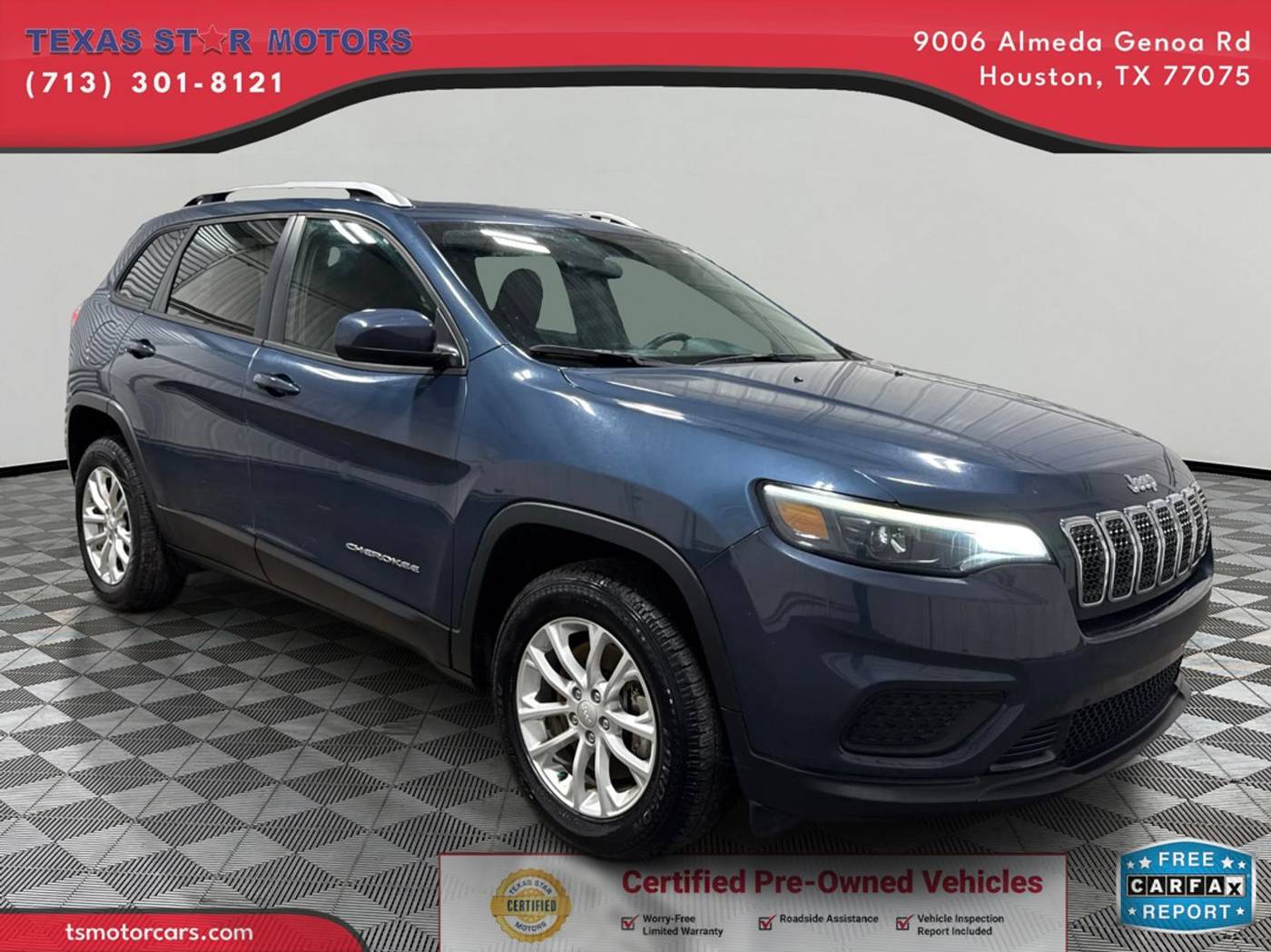 2020 Jeep Cherokee Latitude — SUV — 53,049 mi — Houston, TX