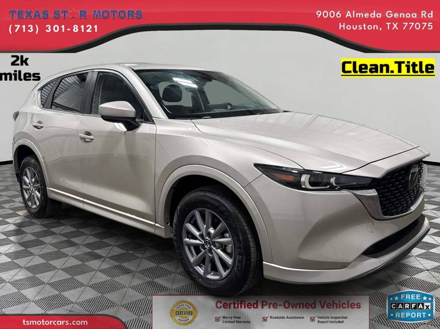 2025 Mazda CX-5 2.5 S Preferred — SUV — 2,269 mi — Houston, TX