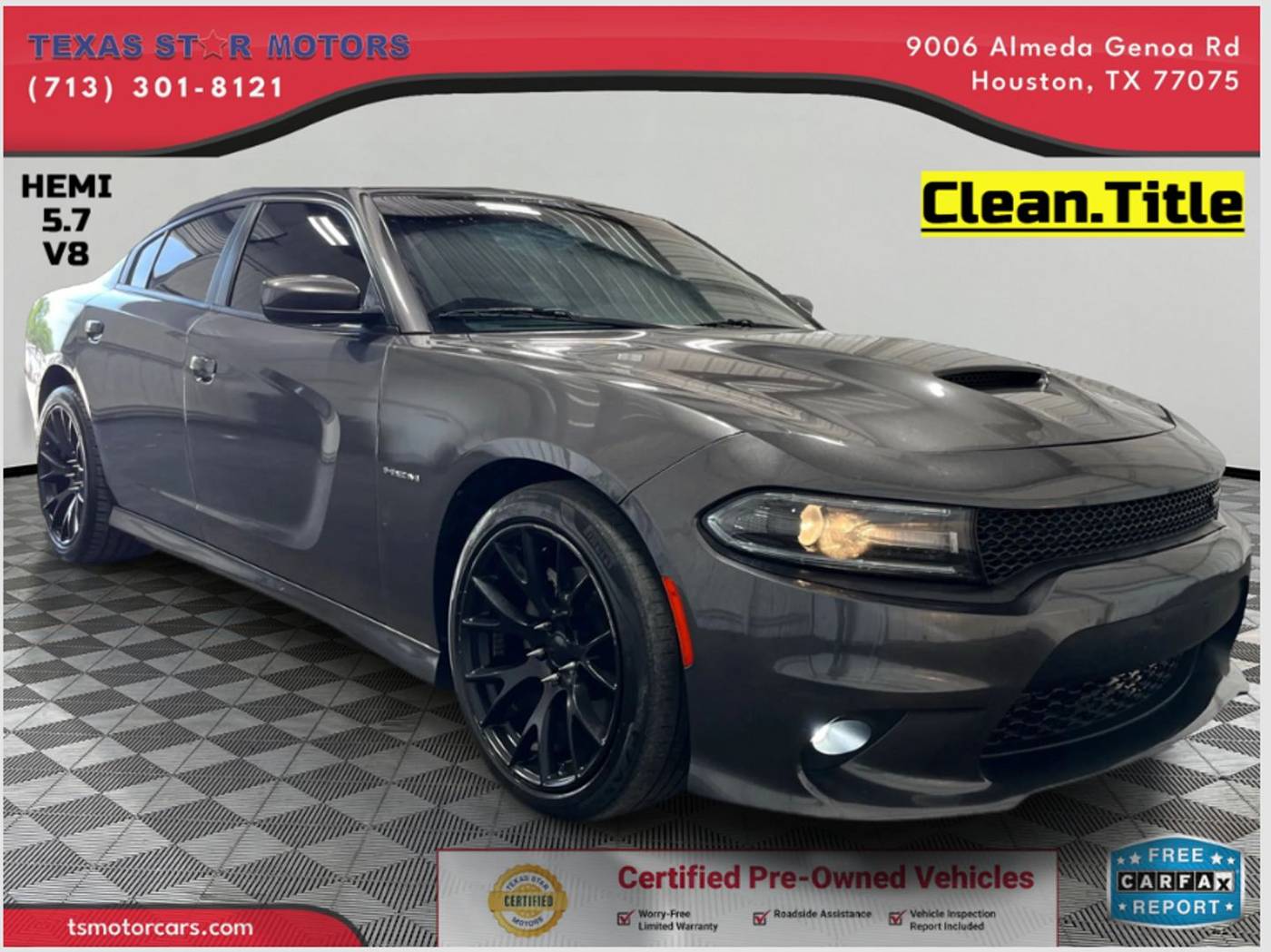 2021 Dodge Charger R/T — Sedan — 63,444 mi — Houston, TX