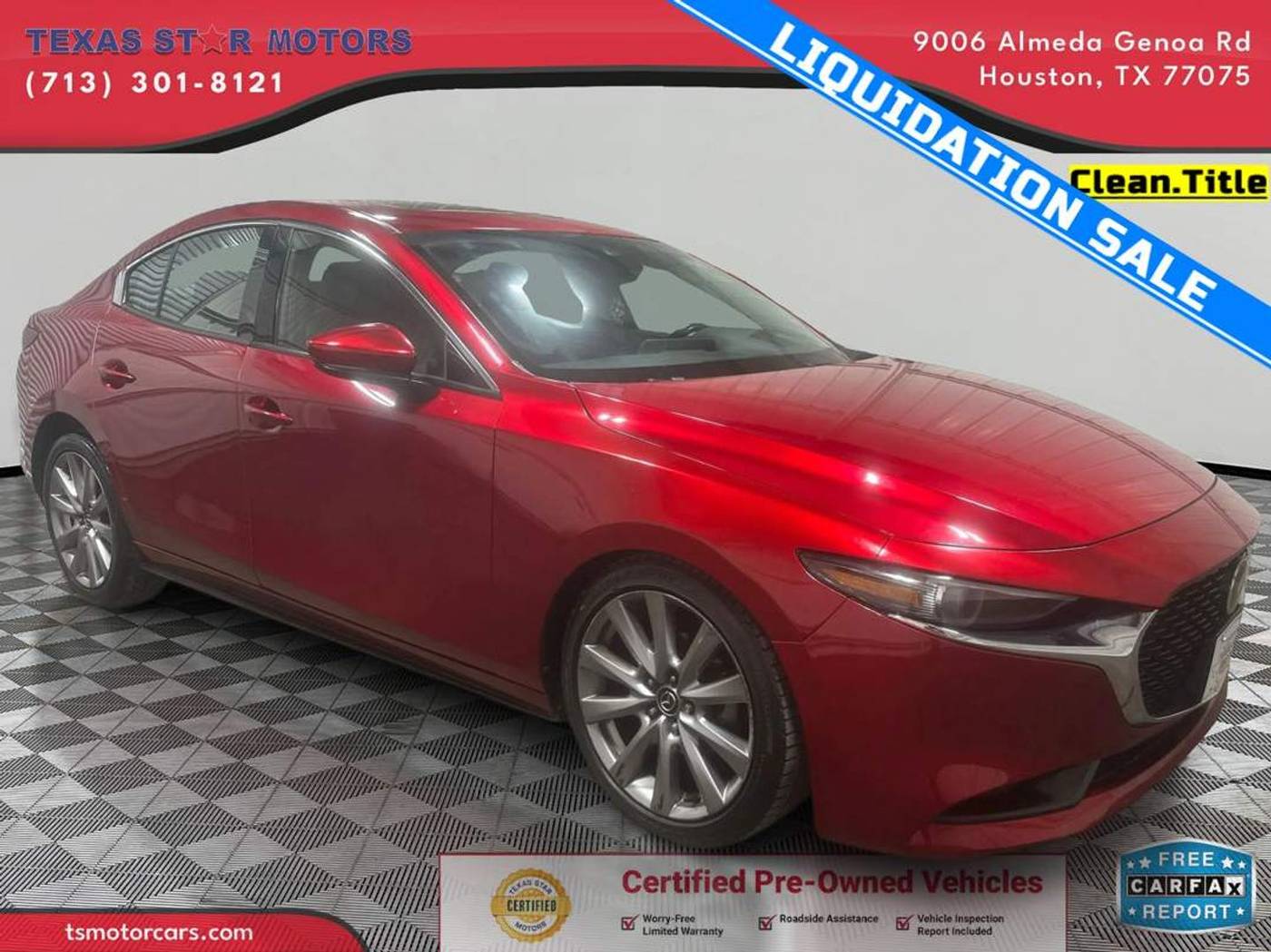 2019 Mazda Mazda3 Premium — Sedan — 116,700 mi — Houston, TX