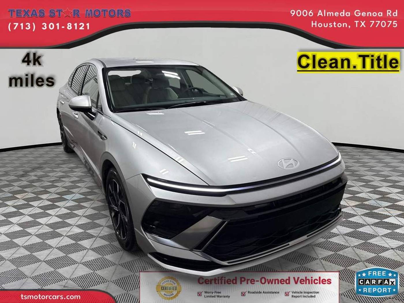 2025 Hyundai Sonata SEL — Sedan — 4,445 mi — Houston, TX