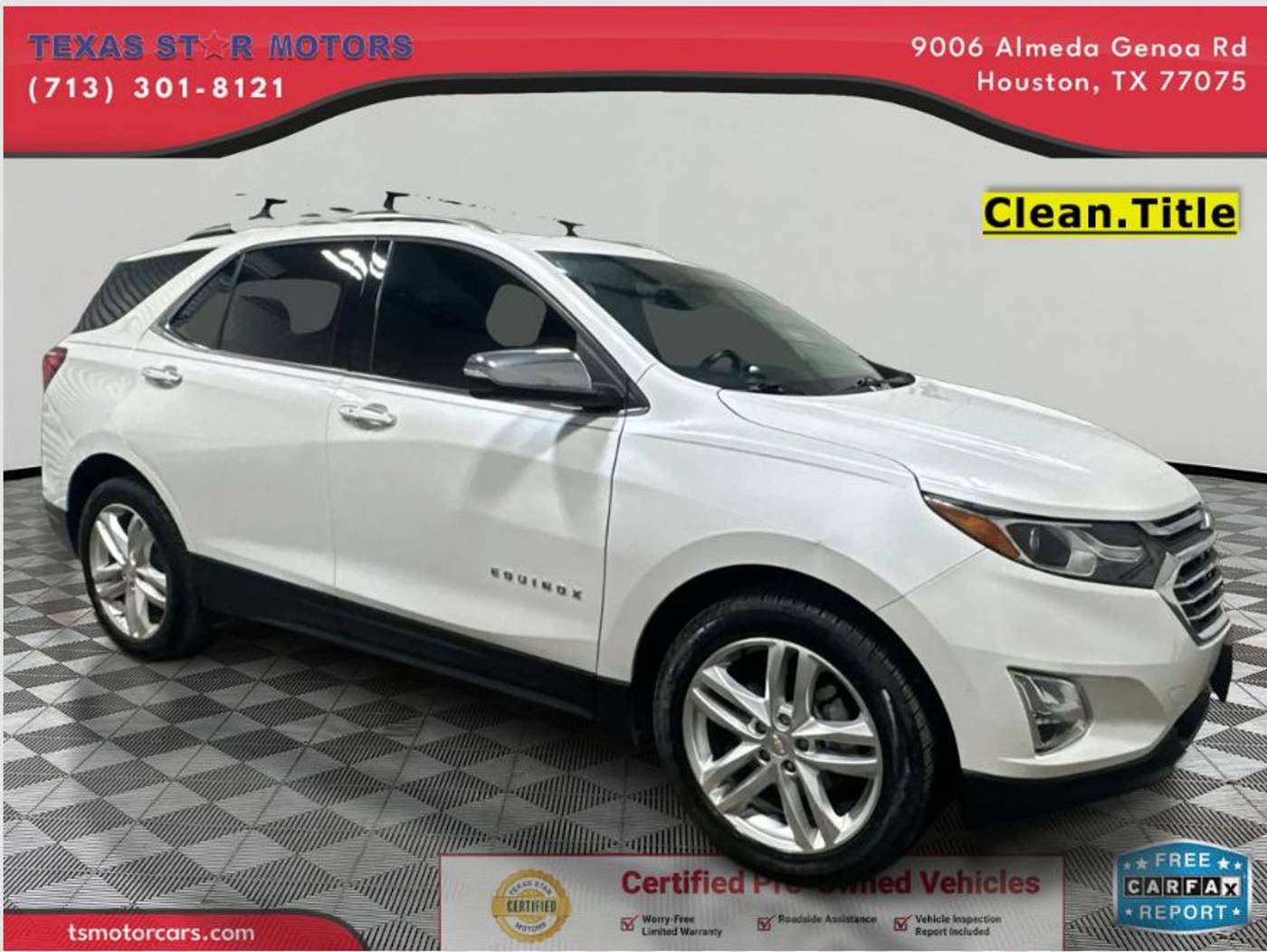2018 Chevrolet Equinox Premier — SUV — 54,607 mi — Houston, TX