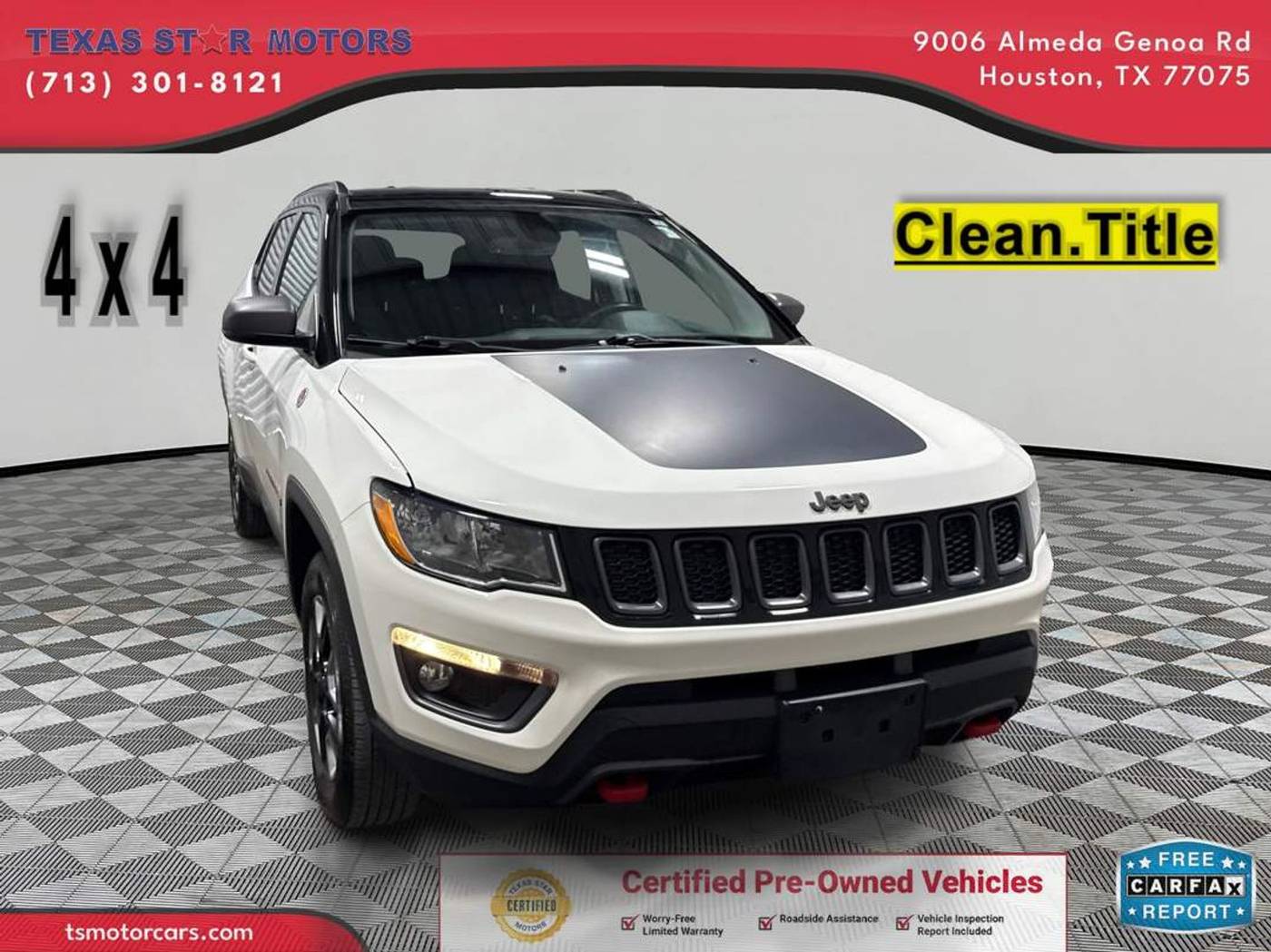 2018 Jeep Compass Trailhawk — SUV — 77,168 mi — Houston, TX