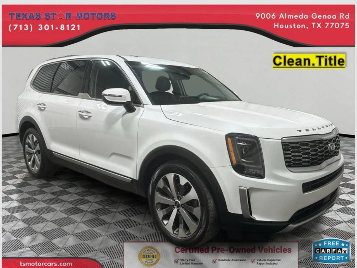 2020 Kia Telluride S — SUV — 91,872 mi — Houston, TX