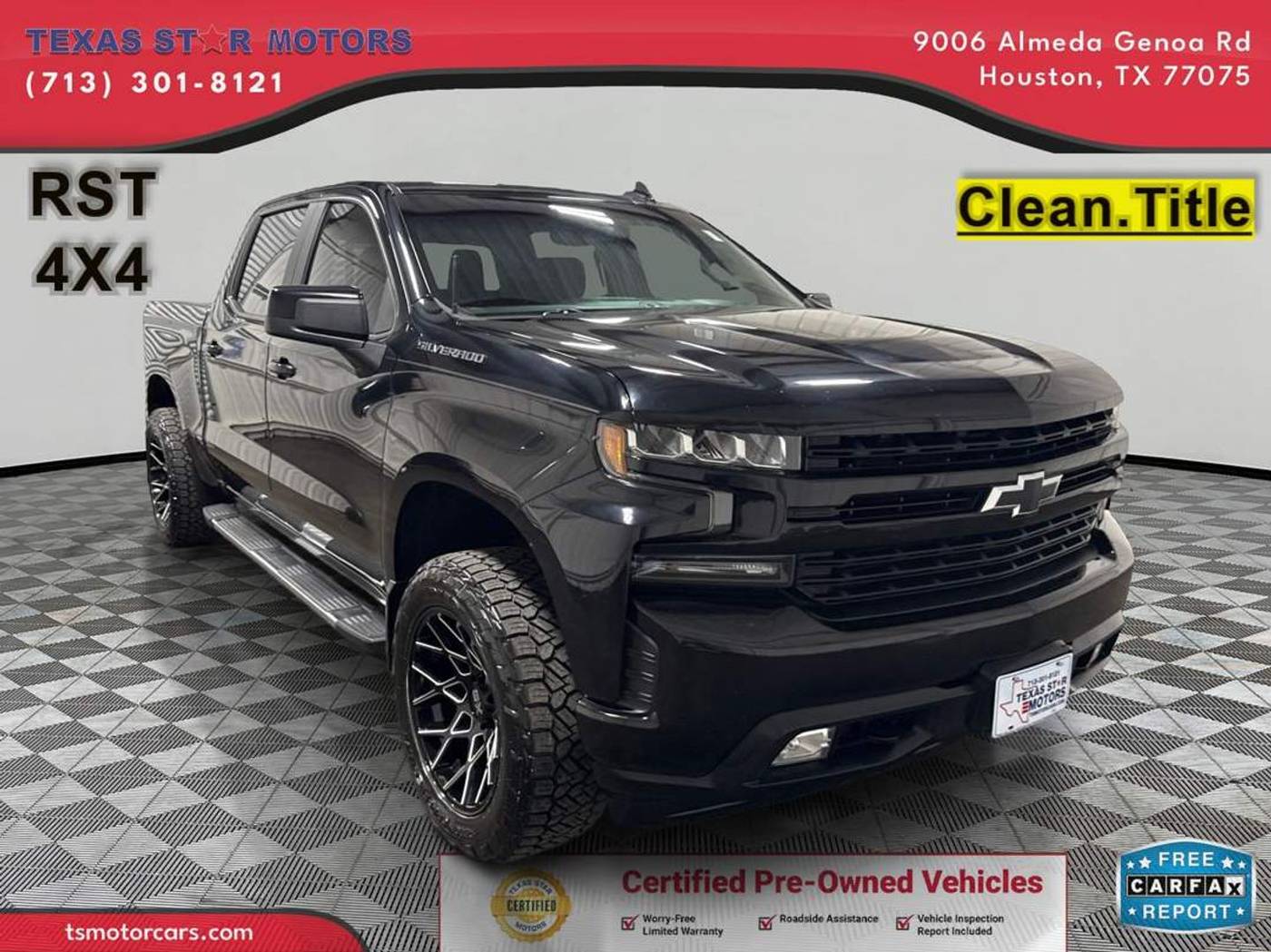 2019 Chevrolet Silverado 1500 RST — Pickup Truck — 92,526 mi — Houston, TX