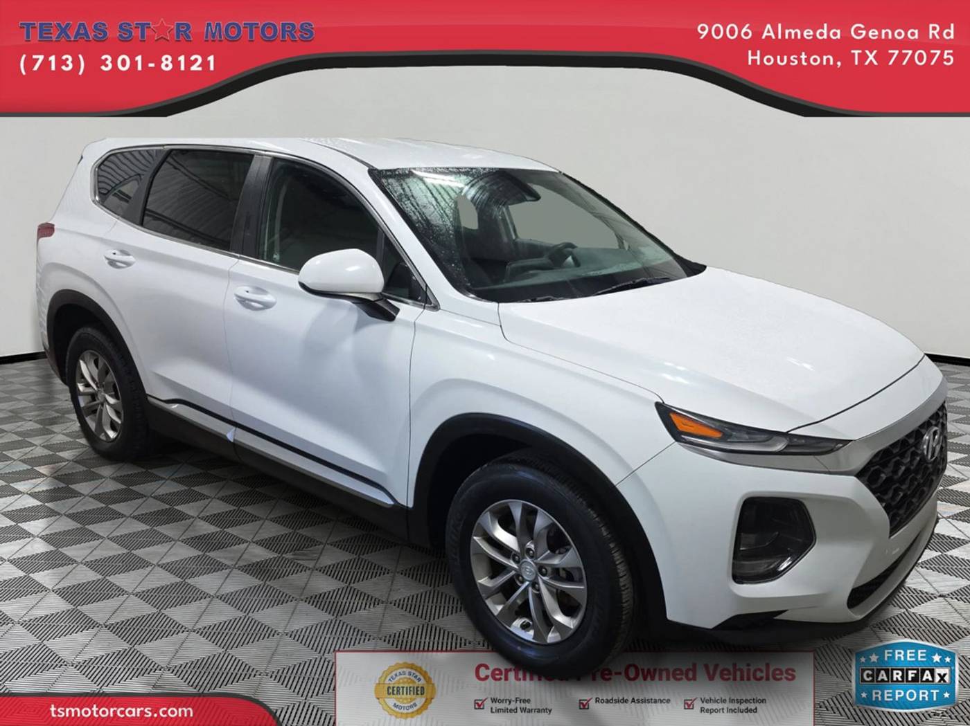 2019 Hyundai Santa Fe SE — SUV — 52,990 mi — Houston, TX