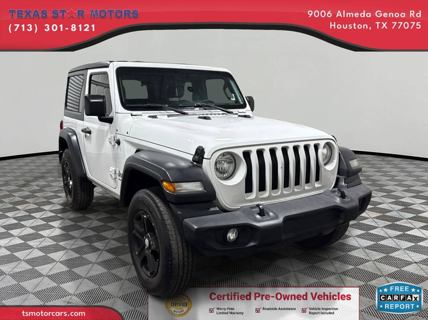 2018 Jeep Wrangler Sport — SUV — 48,742 mi — Houston, TX