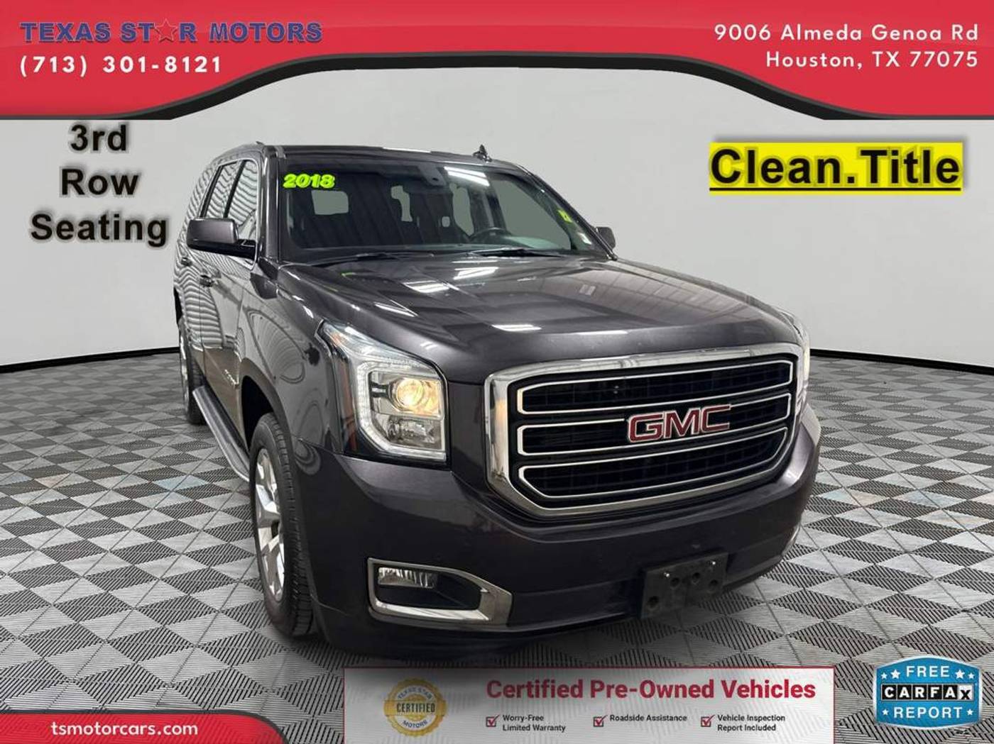 2018 GMC Yukon SLE — SUV — 93,677 mi — Houston, TX