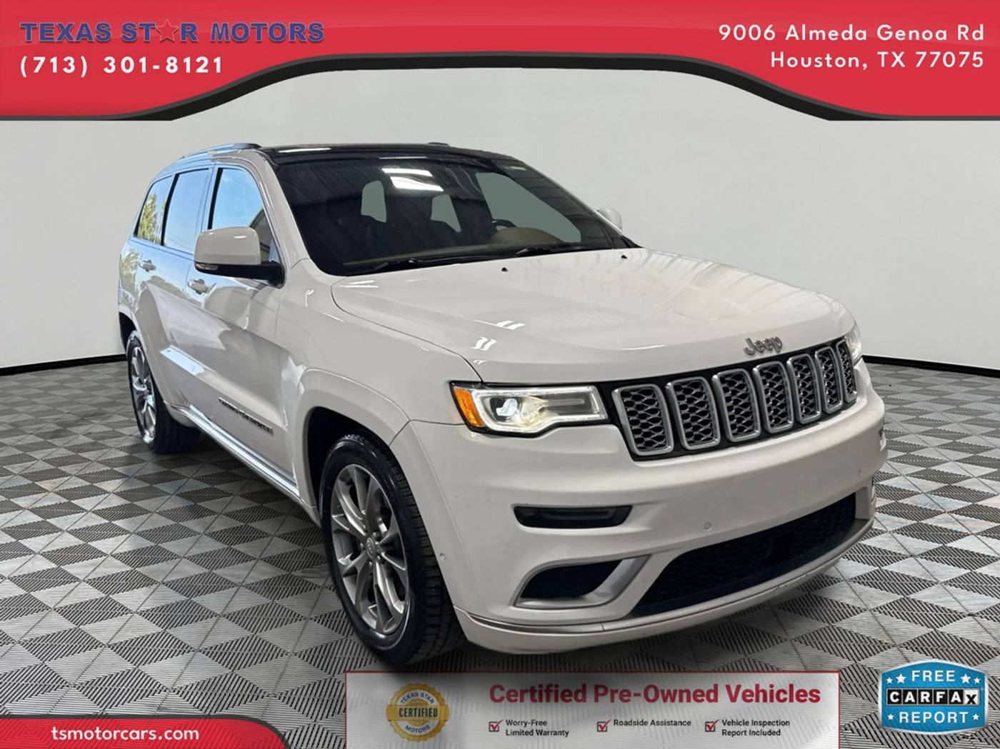 2021 Jeep Grand Cherokee WK Summit — SUV — 68,280 mi — Houston, TX