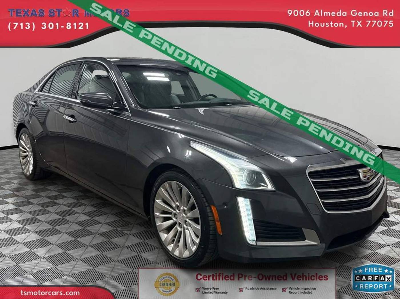2016 Cadillac CTS Performance — Sedan — 65,159 mi — Houston, TX