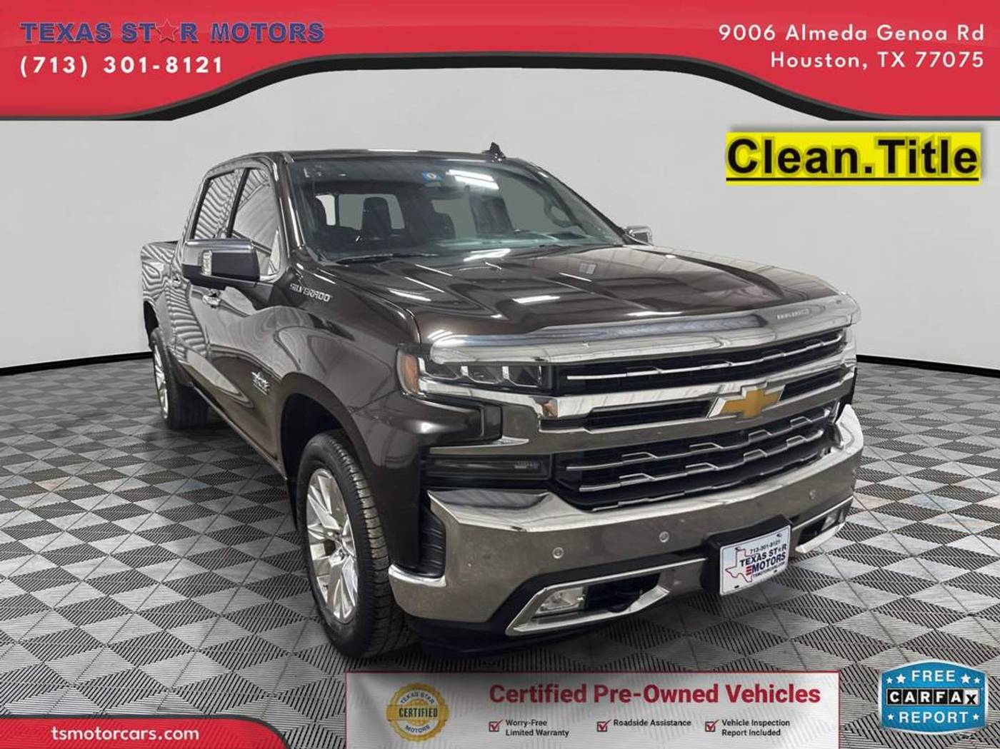 2019 Chevrolet Silverado 1500 LTZ — Pickup Truck — 108,636 mi — Houston, TX