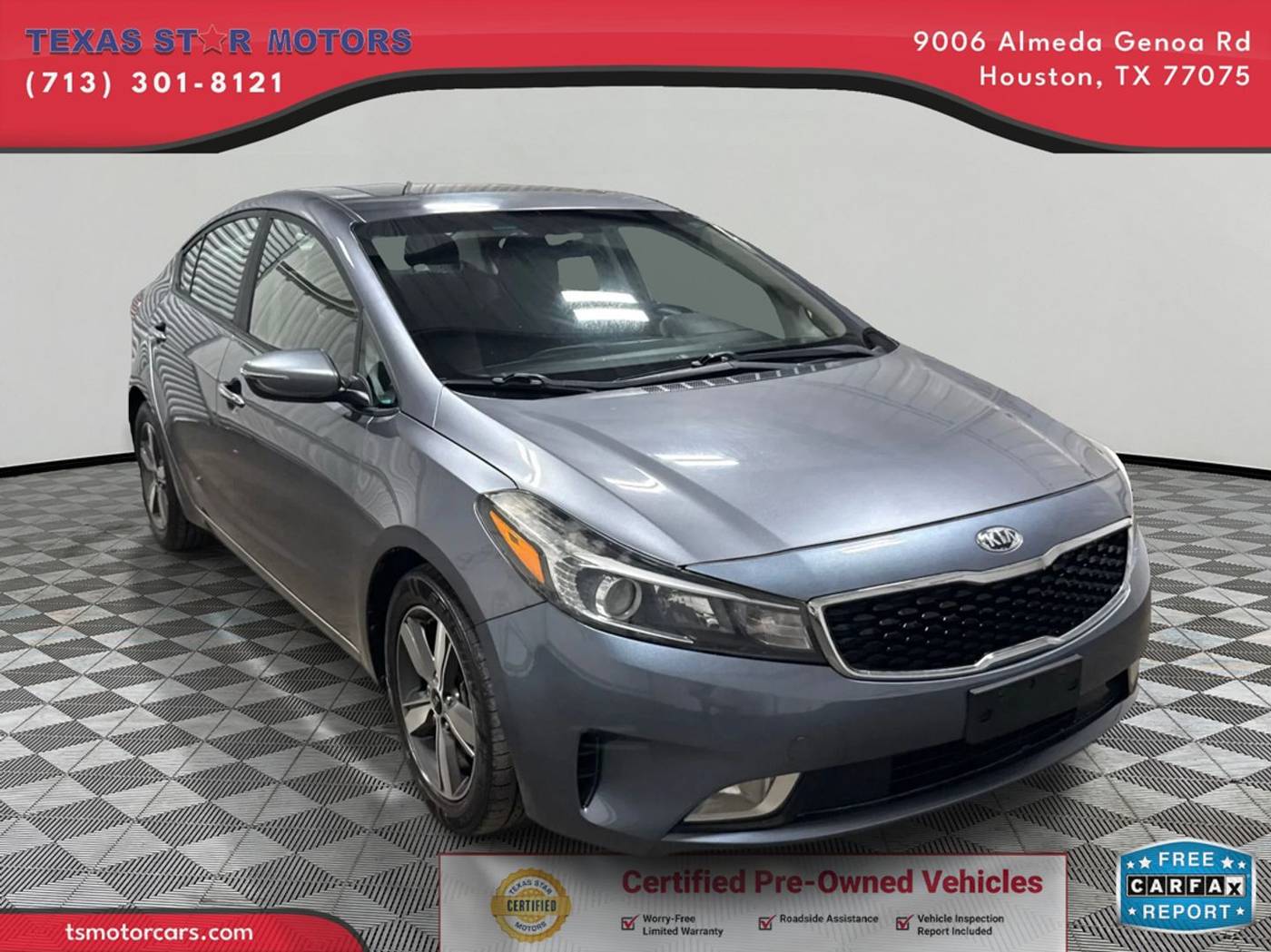 2018 Kia Forte S — Sedan — 121,129 mi — Houston, TX