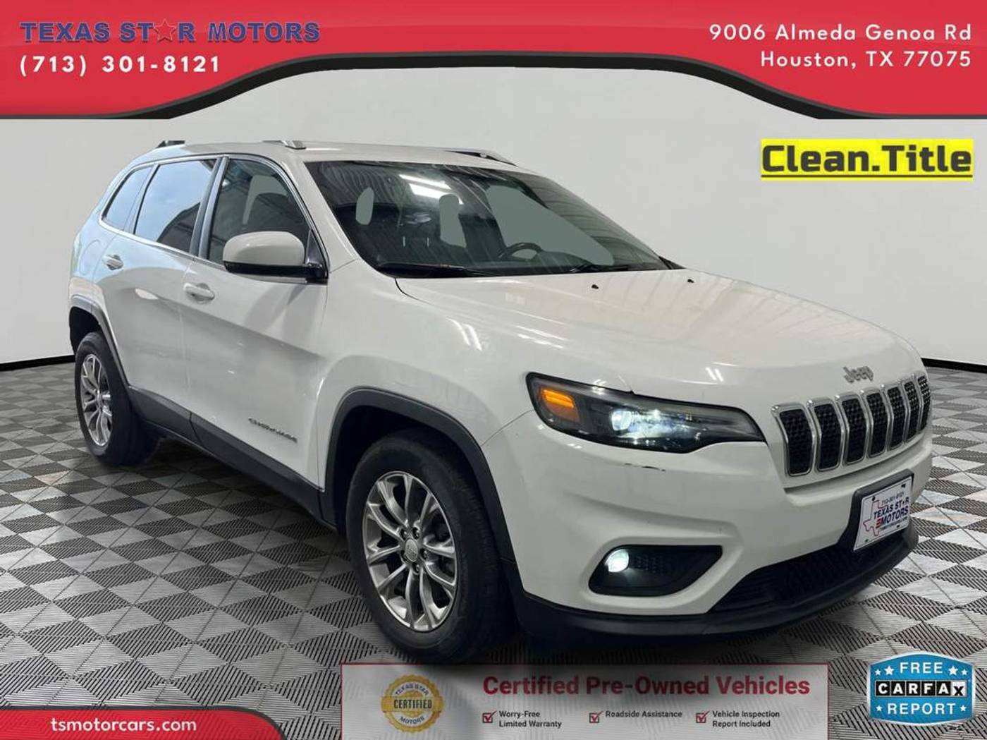 2021 Jeep Cherokee Latitude Plus — SUV — 99,934 mi — Houston, TX