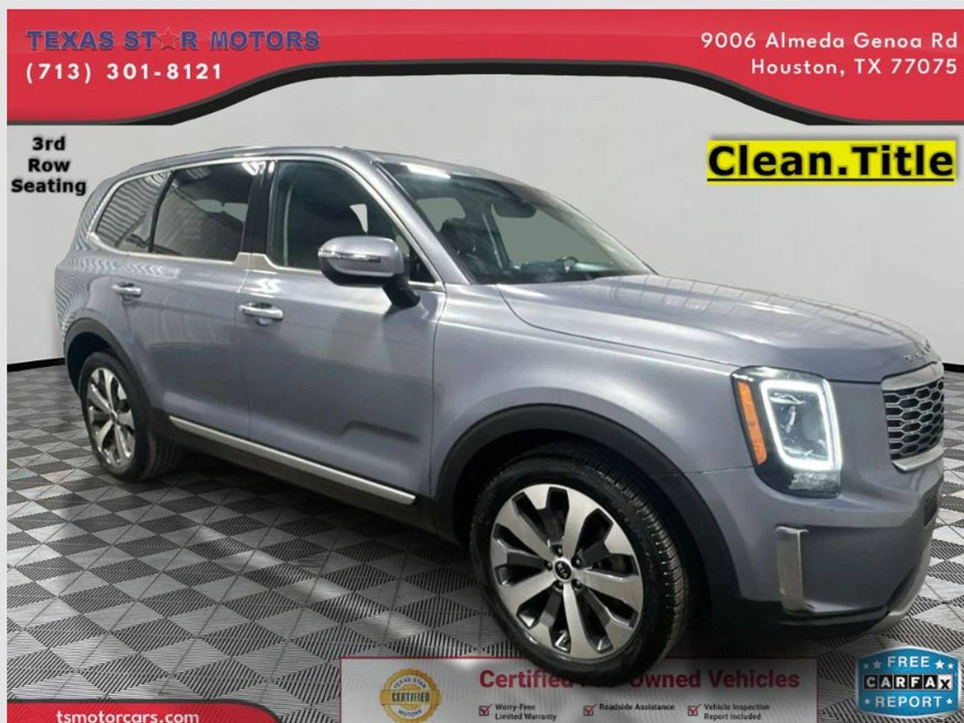 2020 Kia Telluride S — SUV — 66,659 mi — Houston, TX