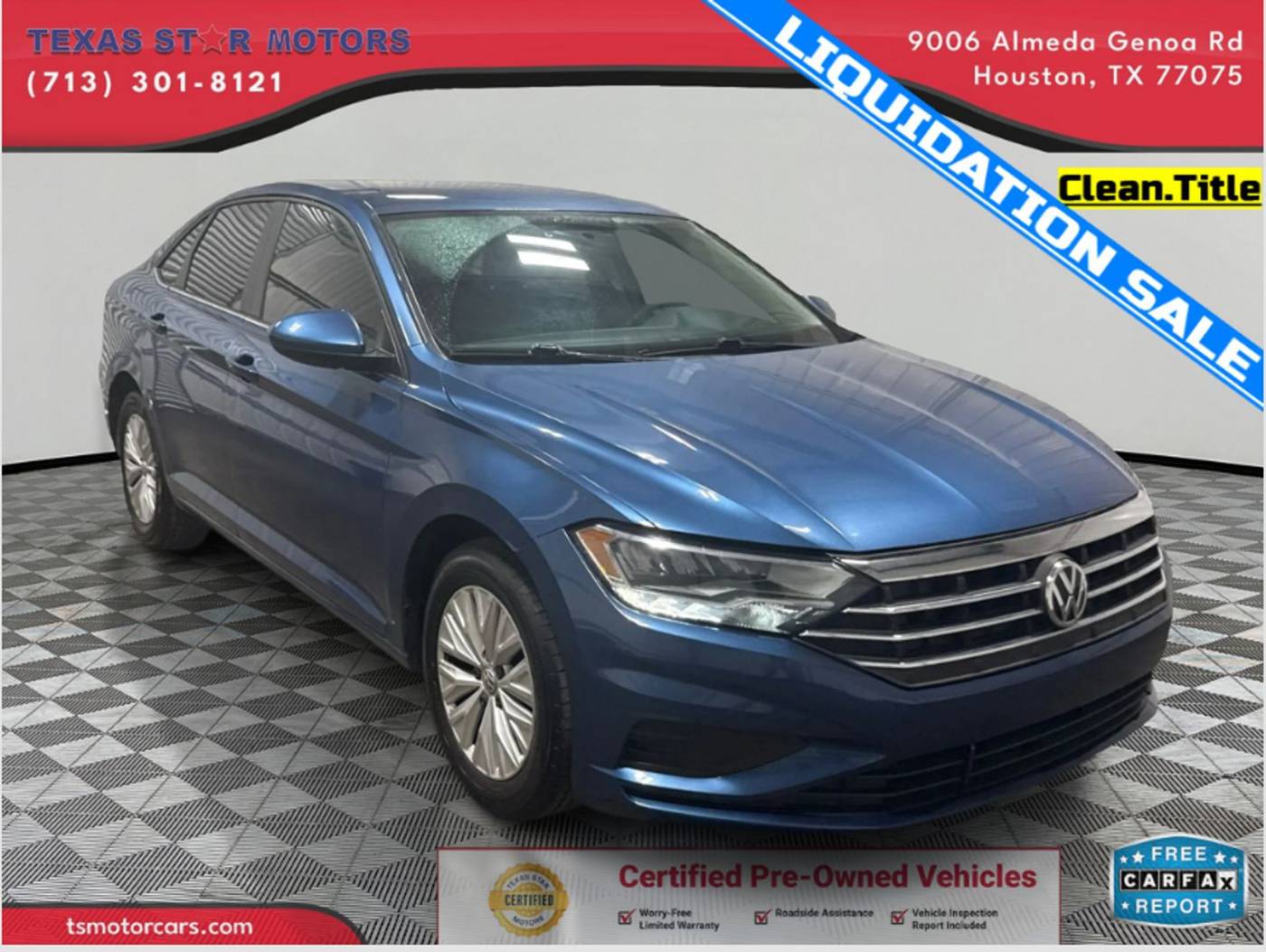 2019 Volkswagen Jetta S — Sedan — 106,685 mi — Houston, TX