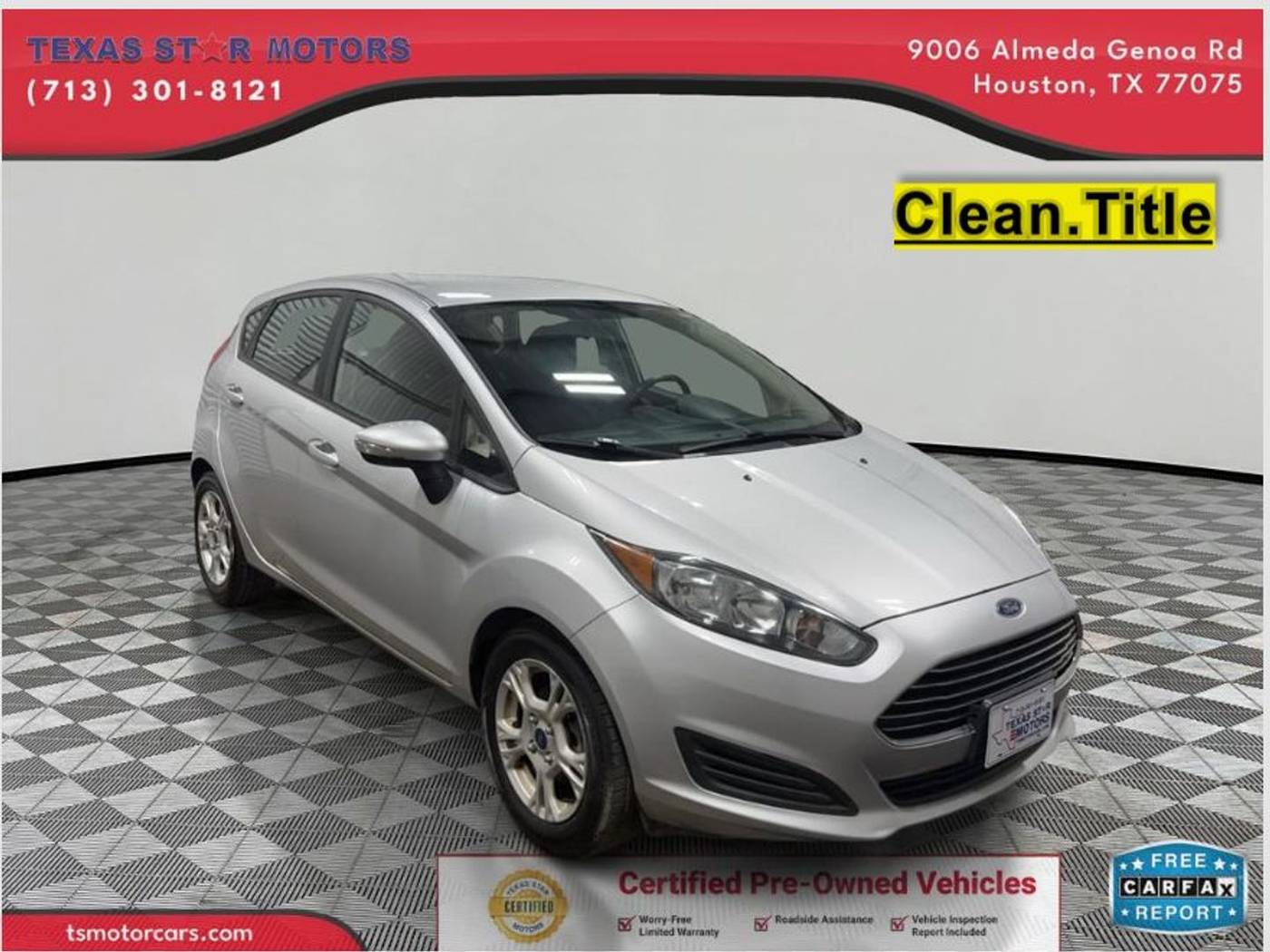 2015 Ford Fiesta SE — Hatchback — 96,627 mi — Houston, TX
