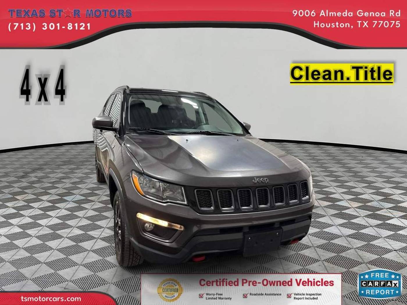 2019 Jeep Compass Trailhawk — SUV — 47,013 mi — Houston, TX