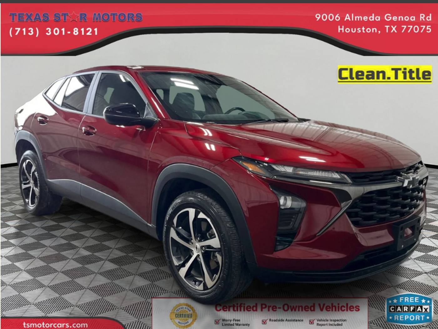 2024 Chevrolet Trax 1RS — SUV — 105,642 mi — Houston, TX