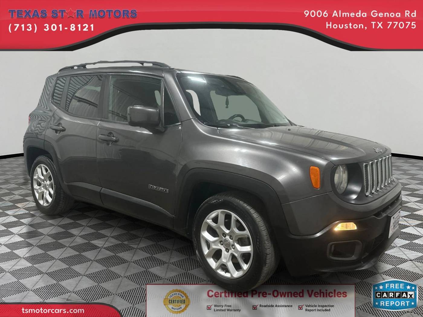 2017 Jeep Renegade Latitude — SUV — 97,252 mi — Houston, TX