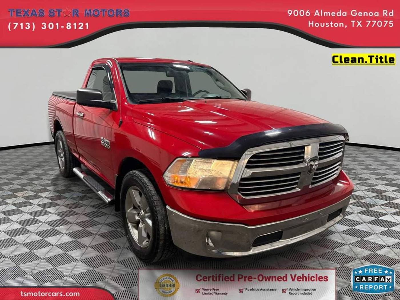 2015 Ram 1500 Big Horn — Pickup Truck — 87,859 mi — Houston, TX