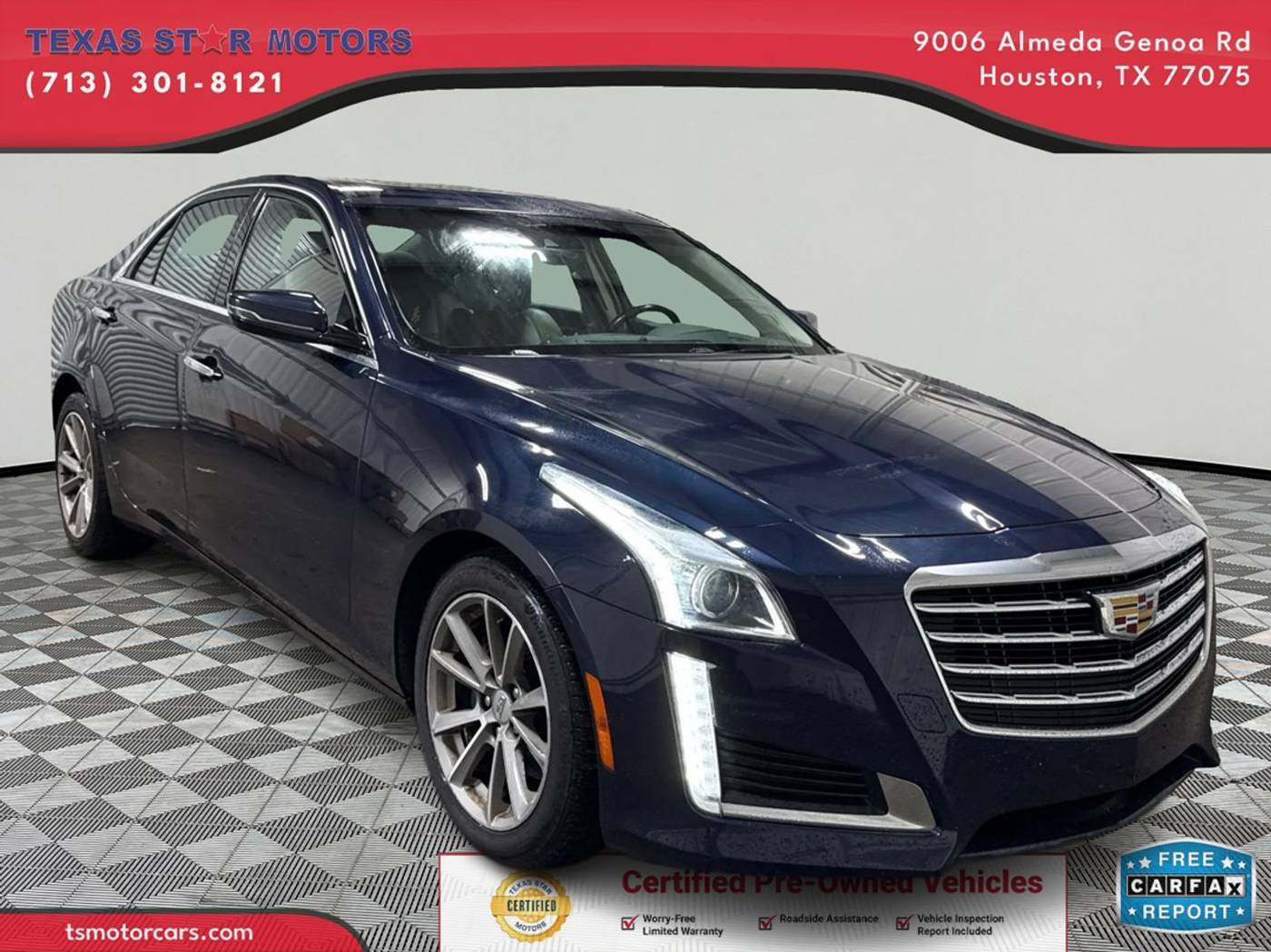 2018 Cadillac CTS Luxury — Sedan — 66,200 mi — Houston, TX