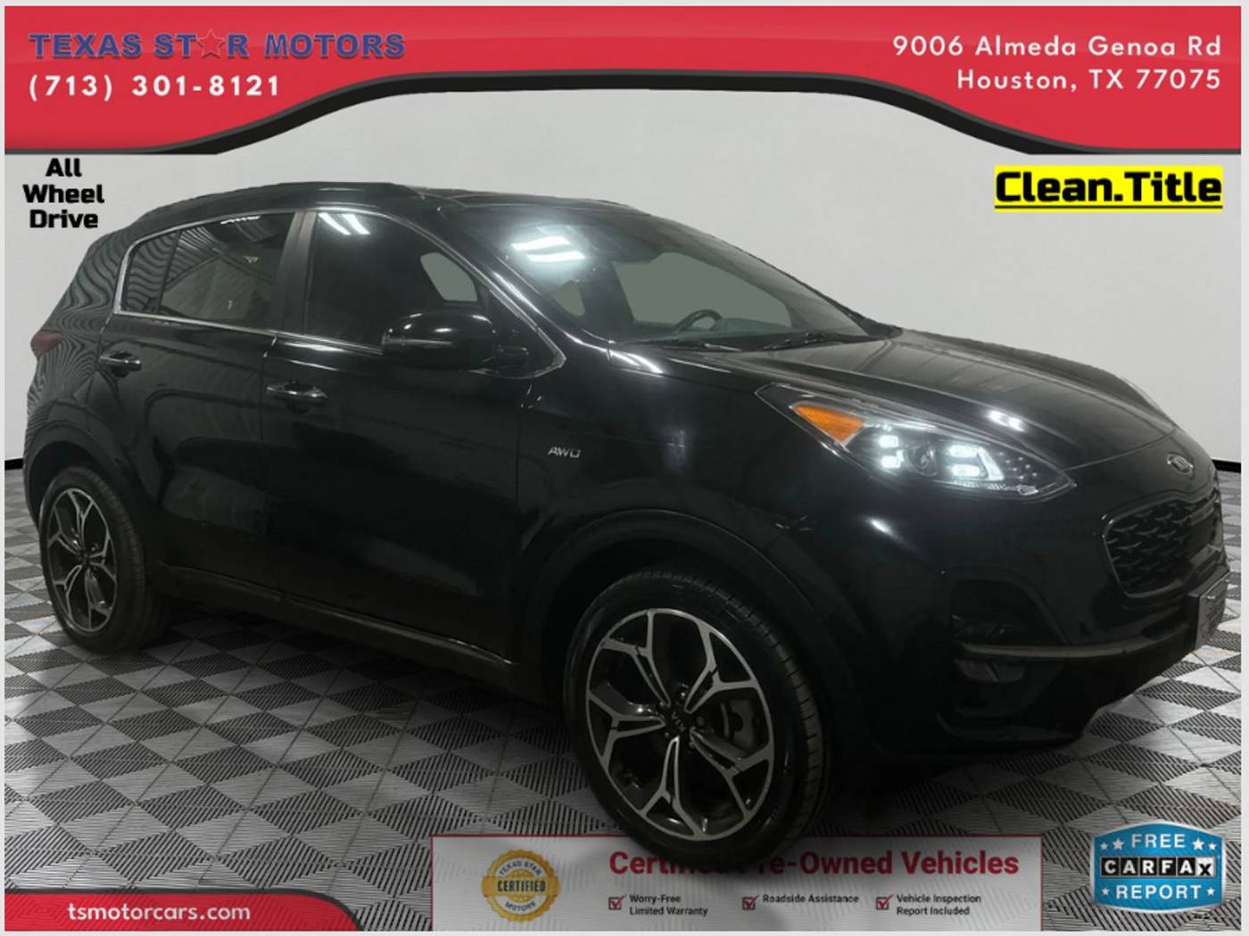 2021 Kia Sportage SX Turbo — SUV — 31,973 mi — Houston, TX
