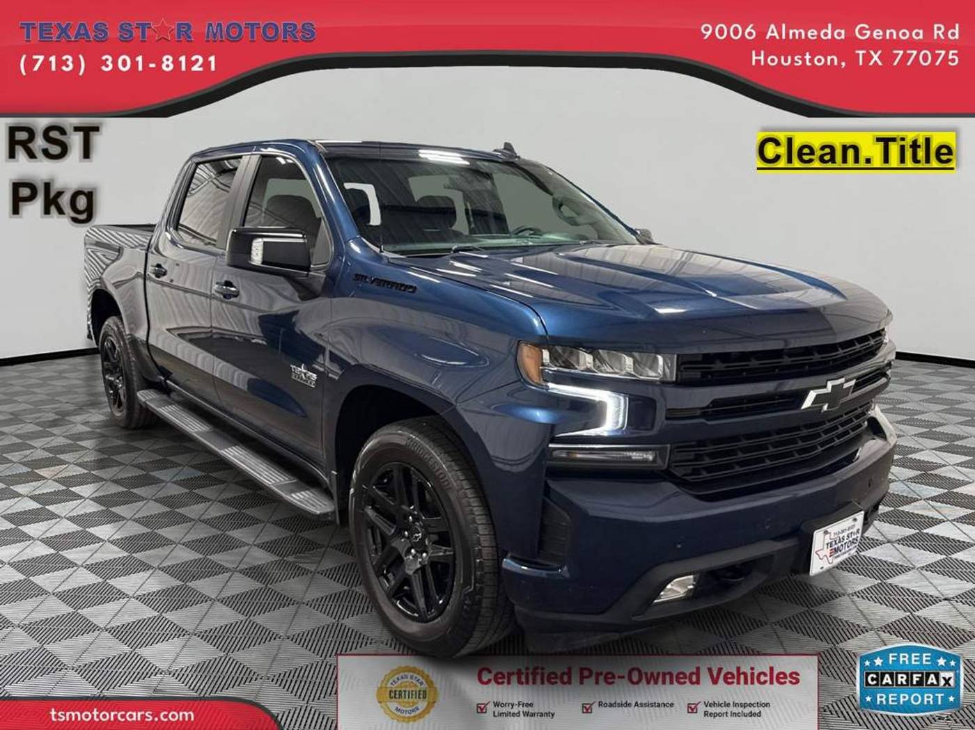 2022 Chevrolet Silverado 1500 LTD RST — Pickup Truck — 76,235 mi — Houston, TX