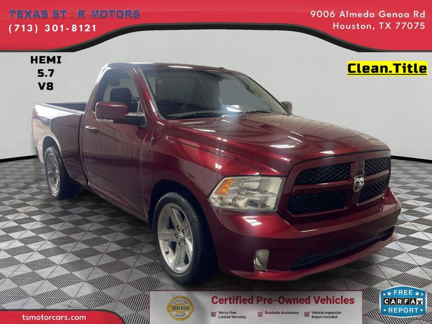 2016 Ram 1500 Express — Pickup Truck — 91,572 mi — Houston, TX