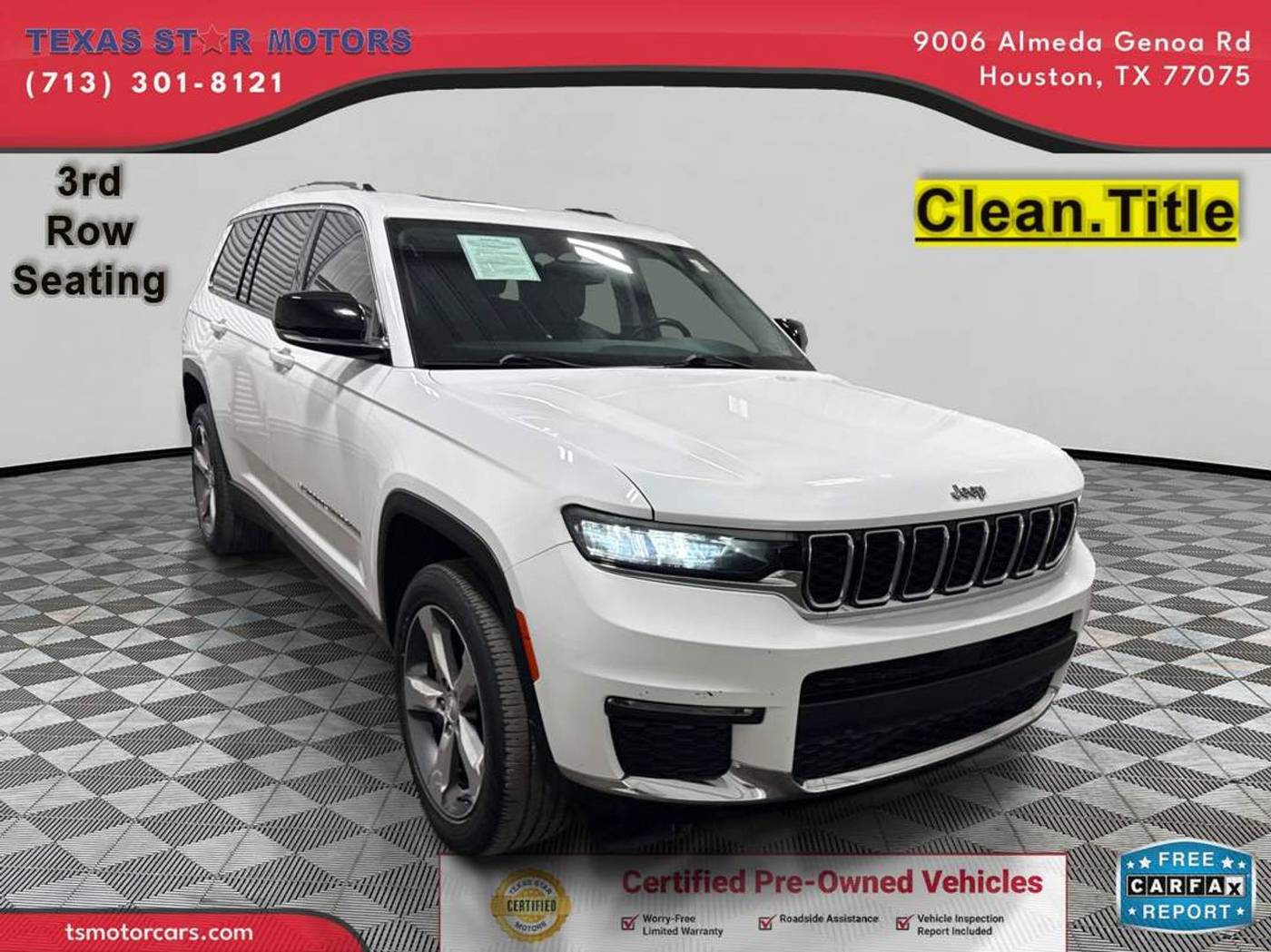 2021 Jeep Grand Cherokee Limited — SUV — 49,336 mi — Houston, TX