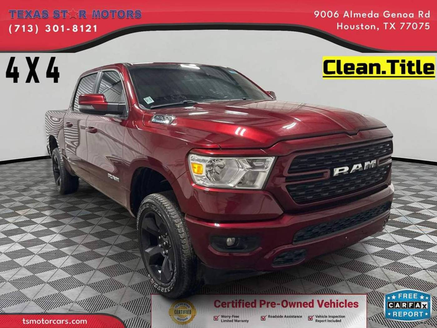 2023 Ram 1500 Big Horn — Pickup Truck — 36,995 mi — Houston, TX