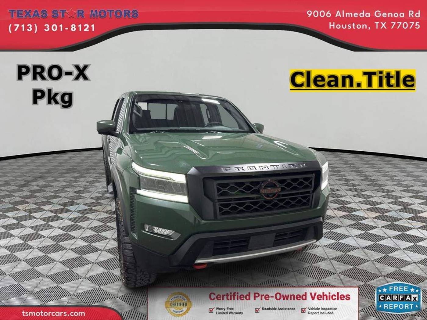 2022 Nissan Frontier PRO-X — Pickup Truck — 105,460 mi — Houston, TX