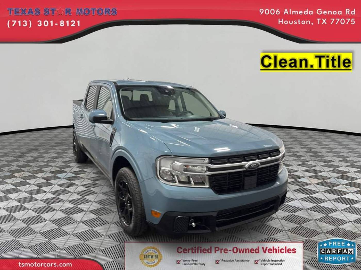 2022 Ford Maverick LARIAT — Pickup Truck — 32,707 mi — Houston, TX