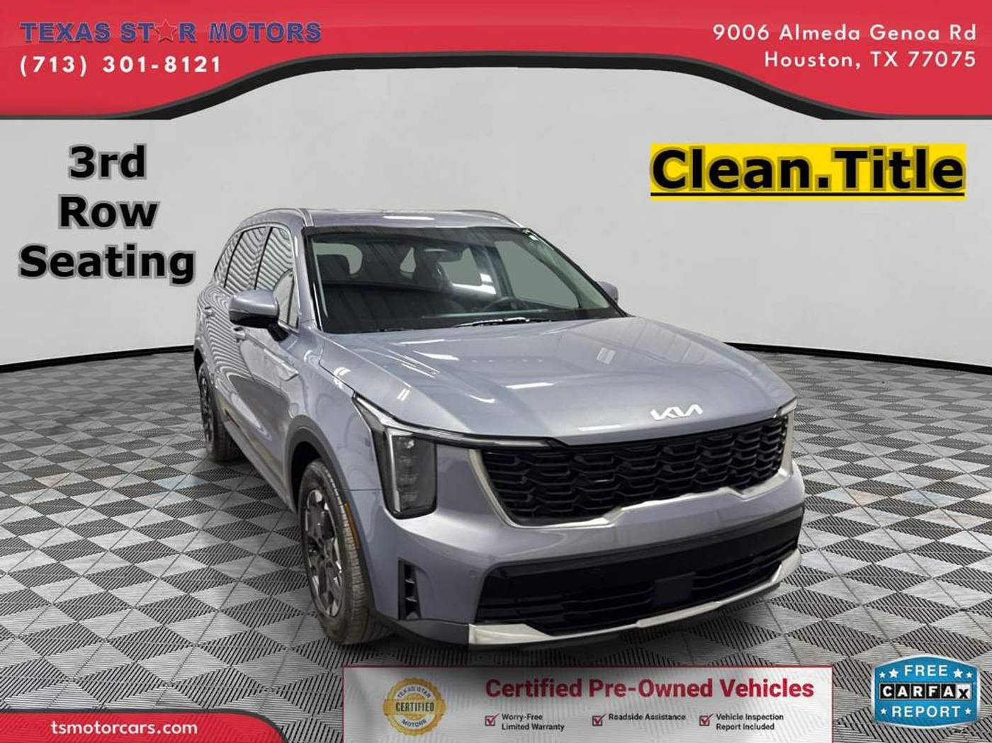 2024 Kia Sorento S — SUV — 25,488 mi — Houston, TX
