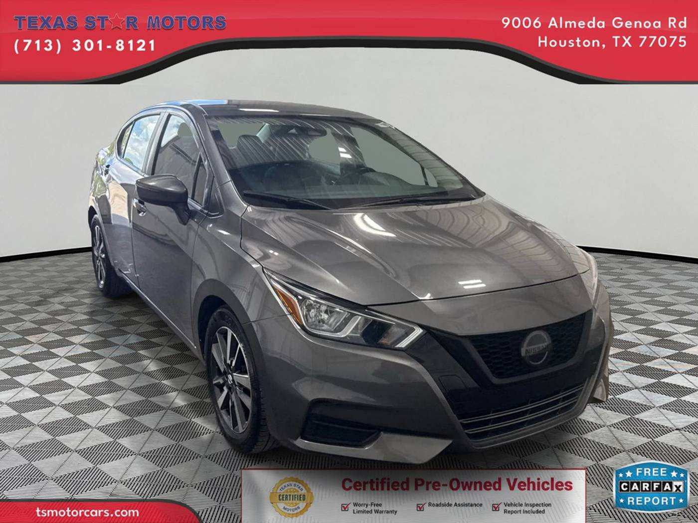 2021 Nissan Versa SV — Sedan — 79,056 mi — Houston, TX
