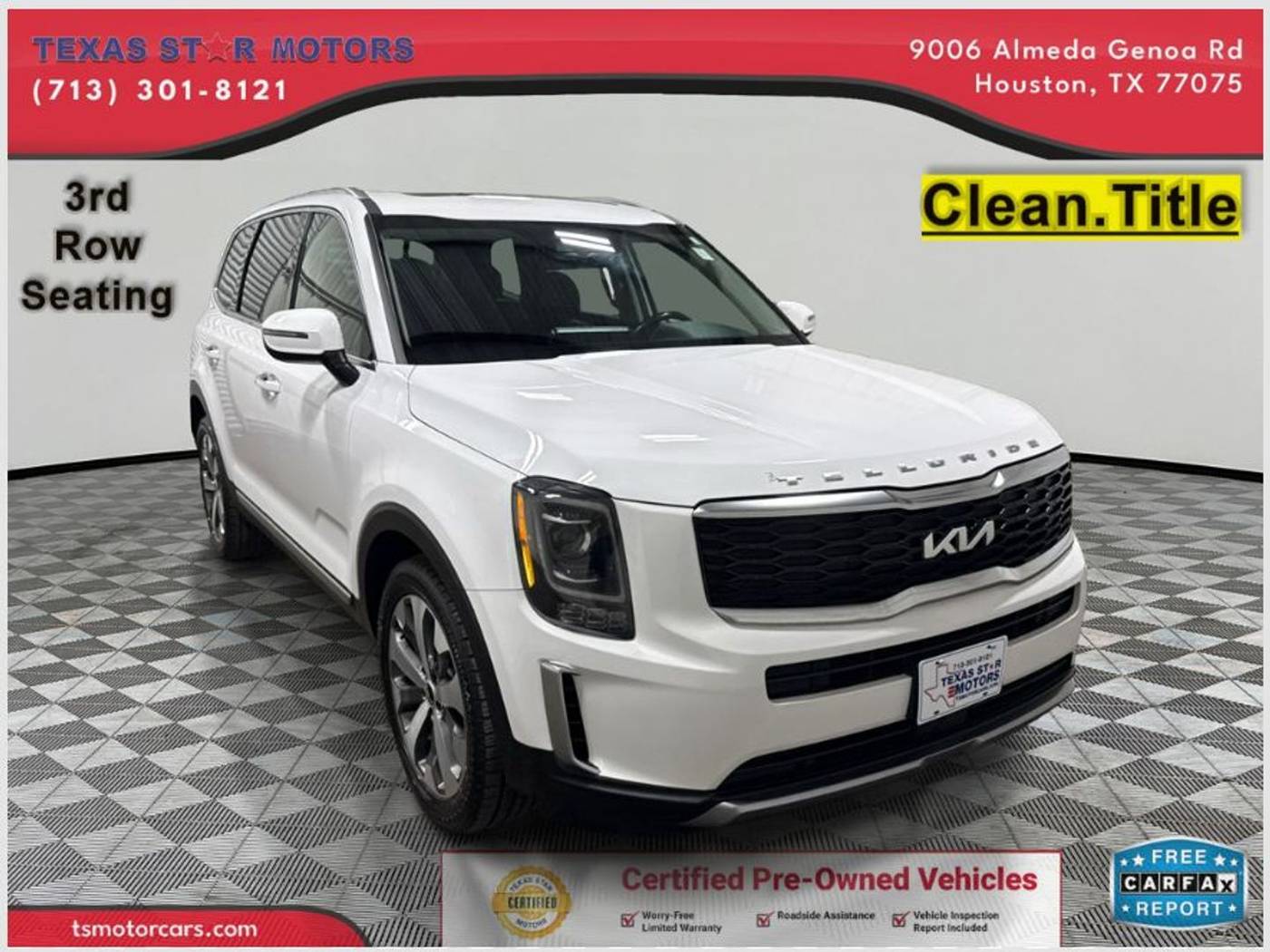2022 Kia Telluride S — SUV — 57,976 mi — Houston, TX
