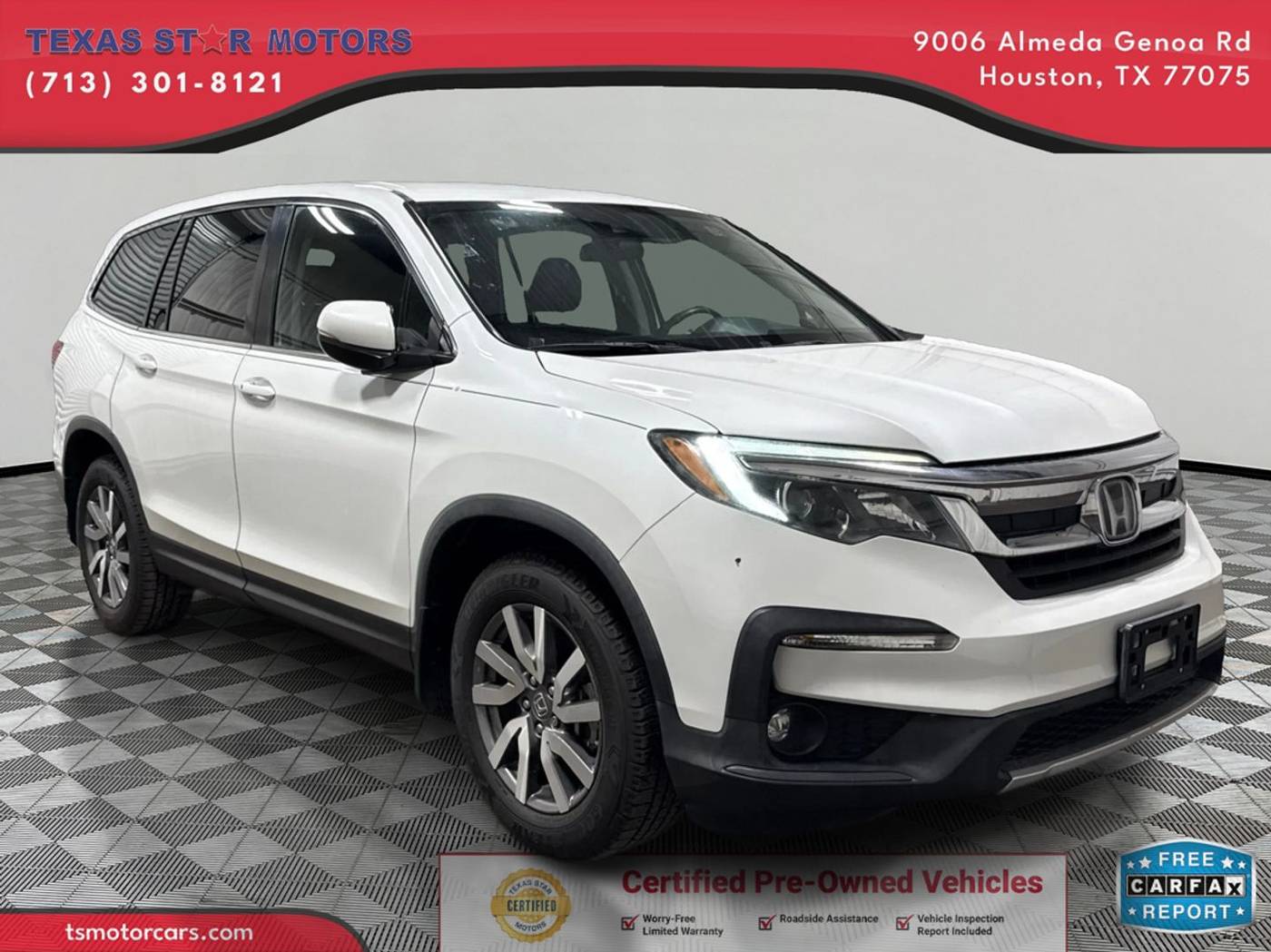 2021 Honda Pilot EX — SUV — 58,466 mi — Houston, TX