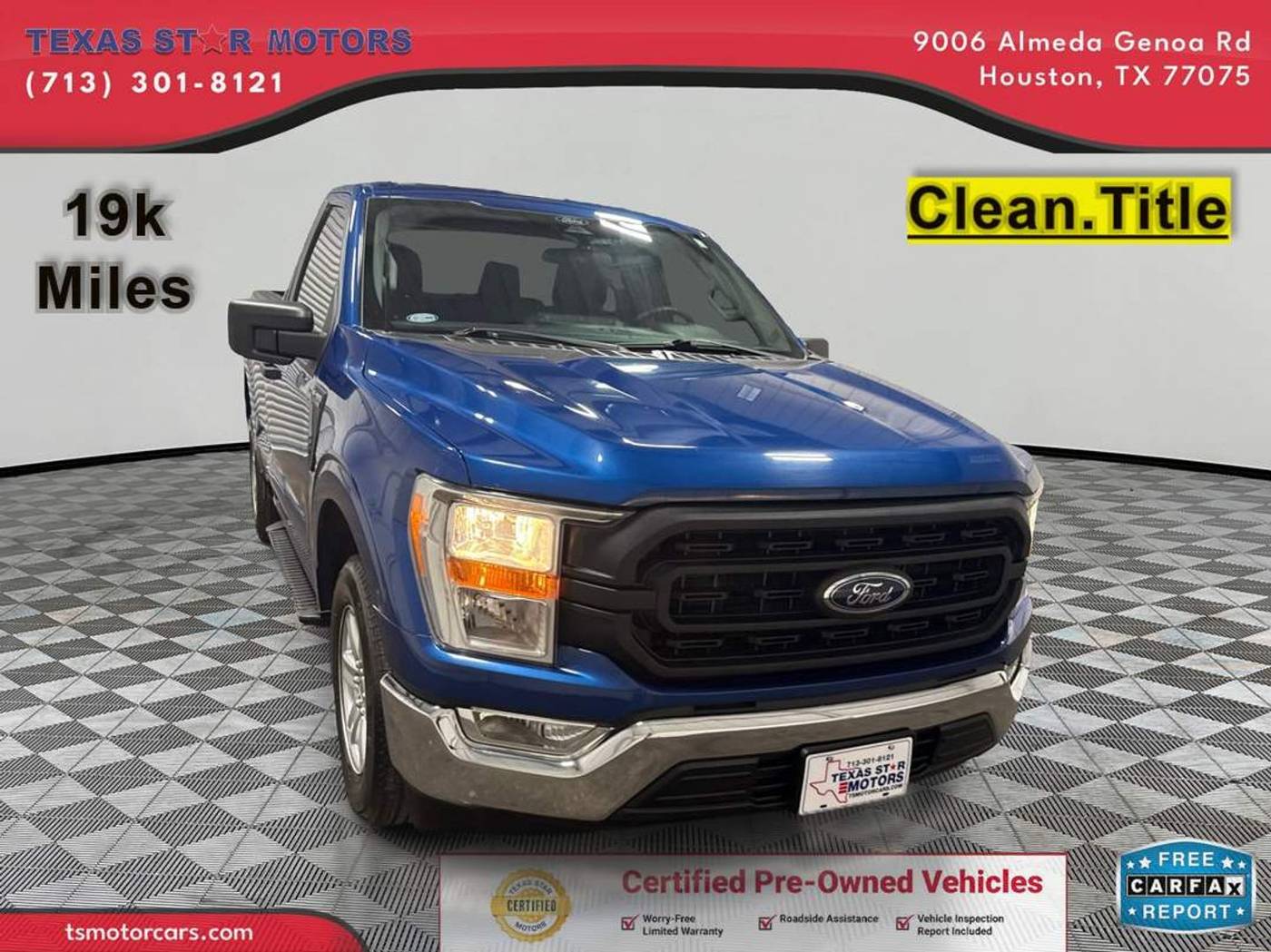 2022 Ford F-150 XL — Pickup Truck — 19,208 mi — Houston, TX