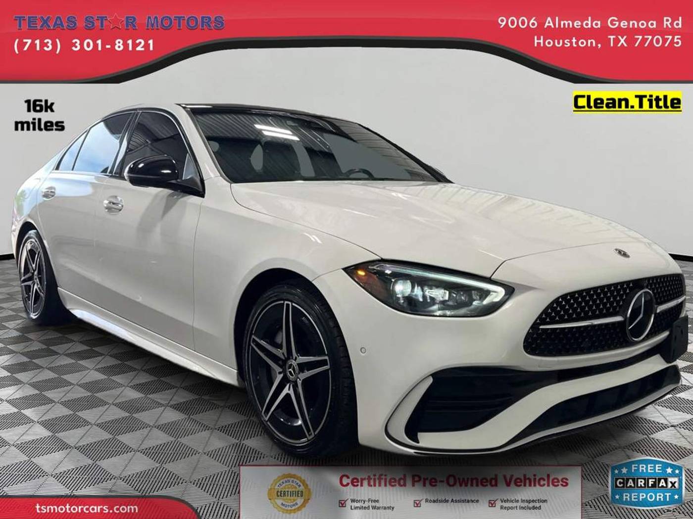 2023 Mercedes-Benz C-Class C 300 — Sedan — 16,281 mi — Houston, TX