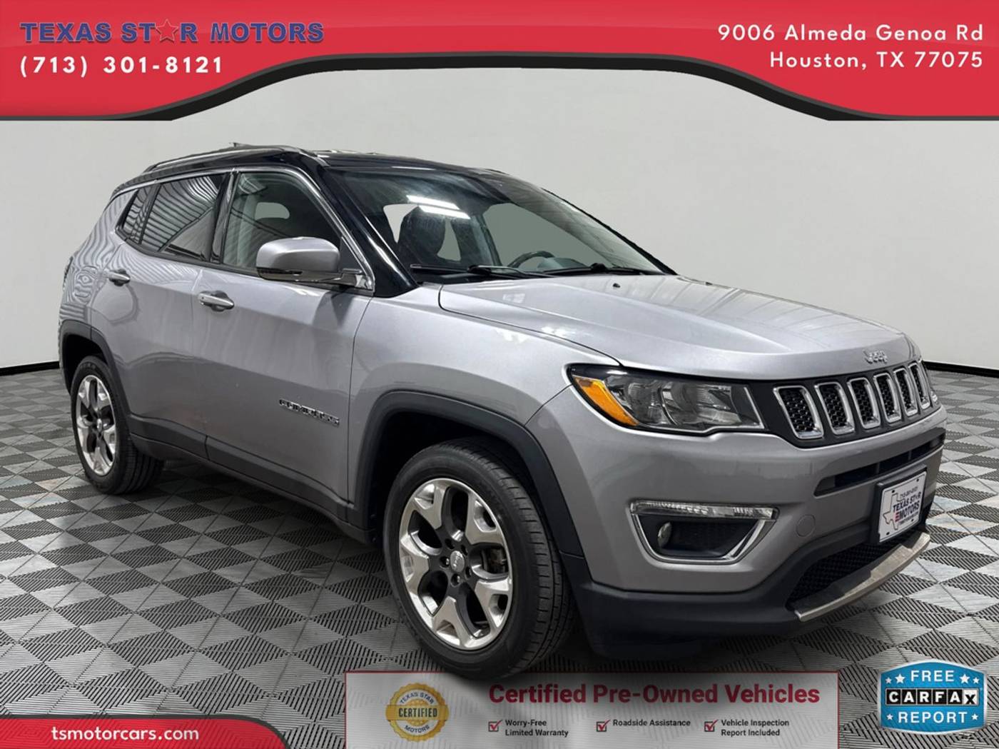 2018 Jeep Compass Limited — SUV — 76,285 mi — Houston, TX