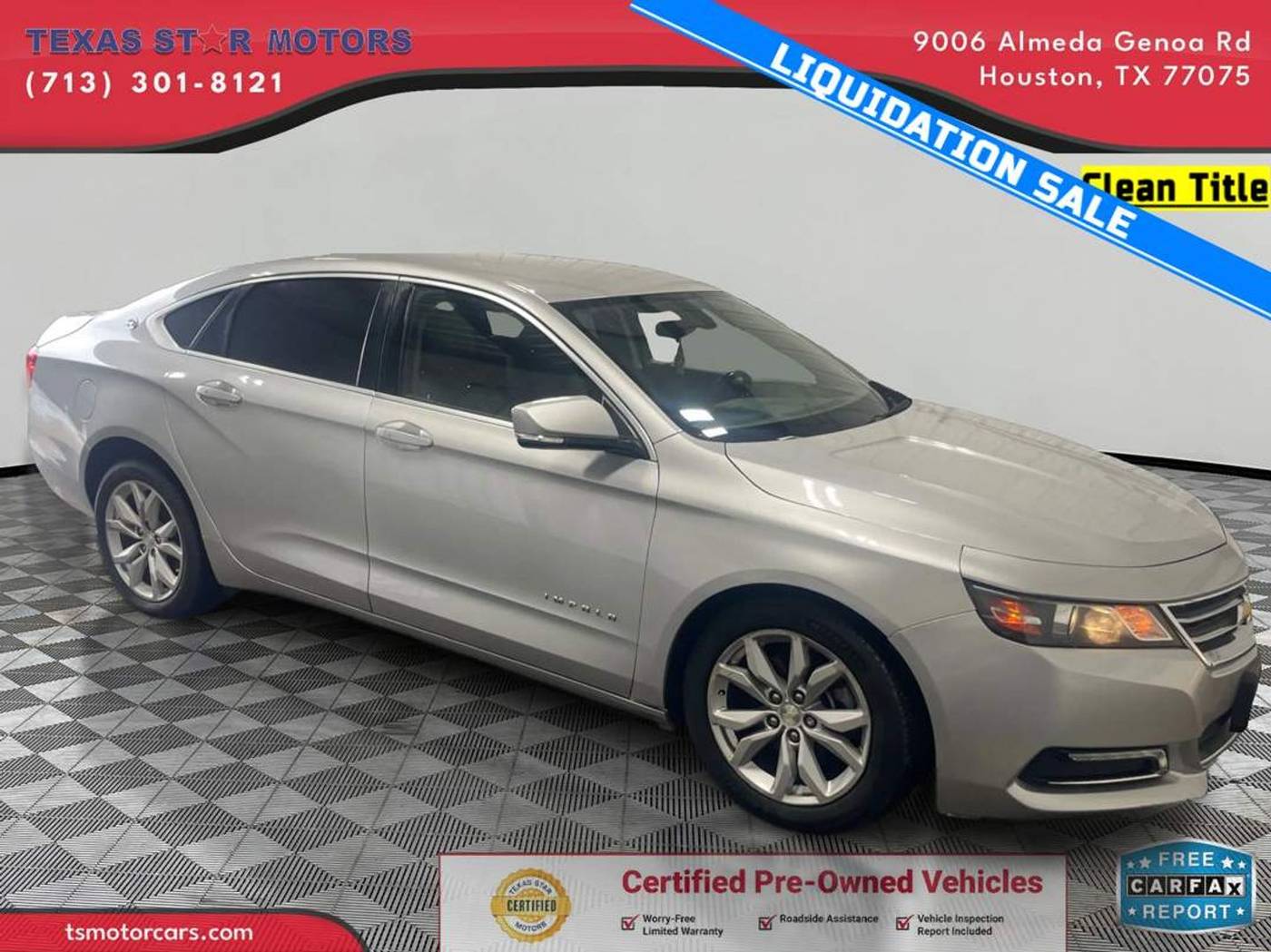 2018 Chevrolet Impala LT — Sedan — 96,751 mi — Houston, TX