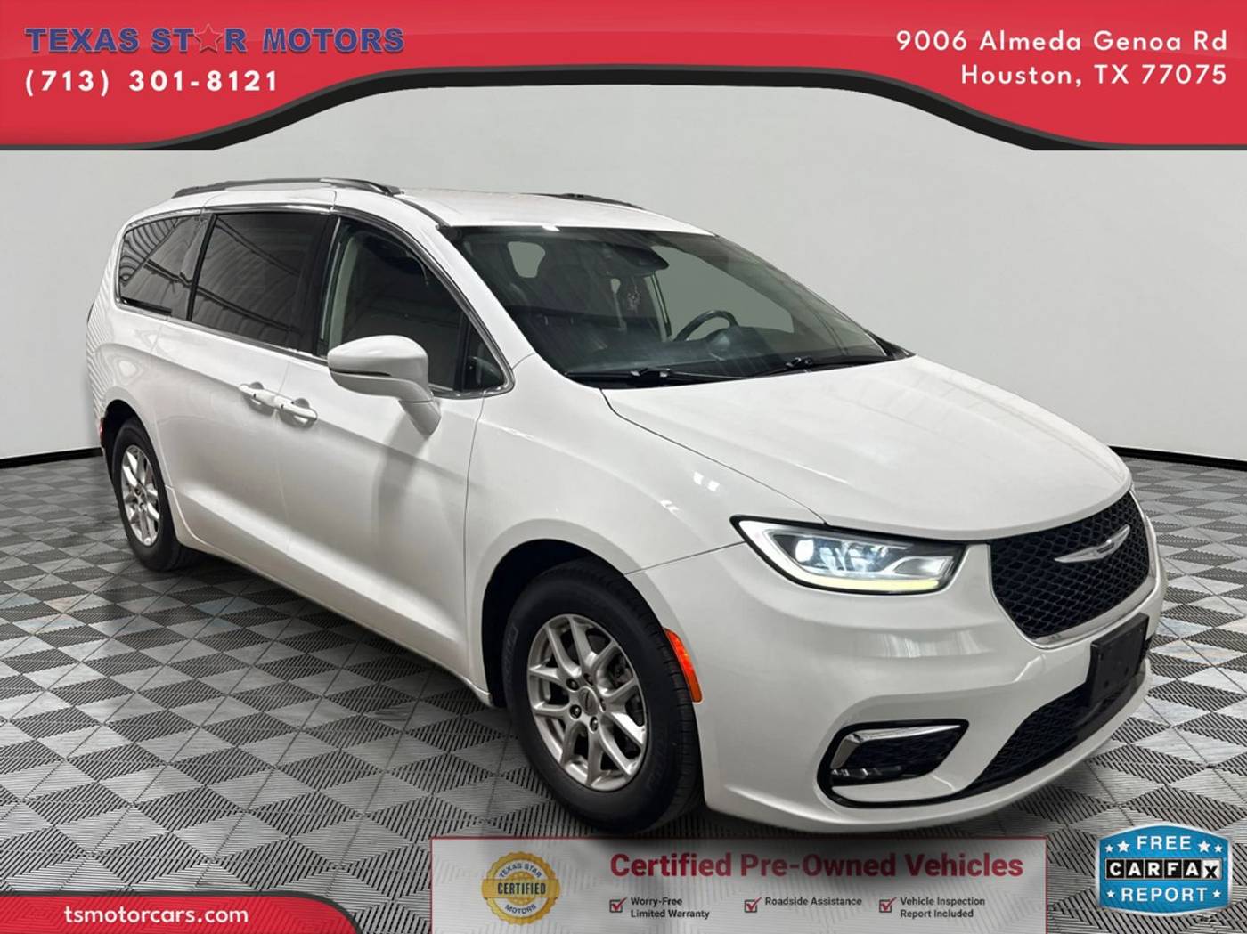 2022 Chrysler Pacifica Touring L — Minivan — 87,345 mi — Houston, TX
